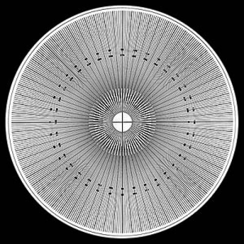 Visual Precision Radius and Protractor Overlay Charts